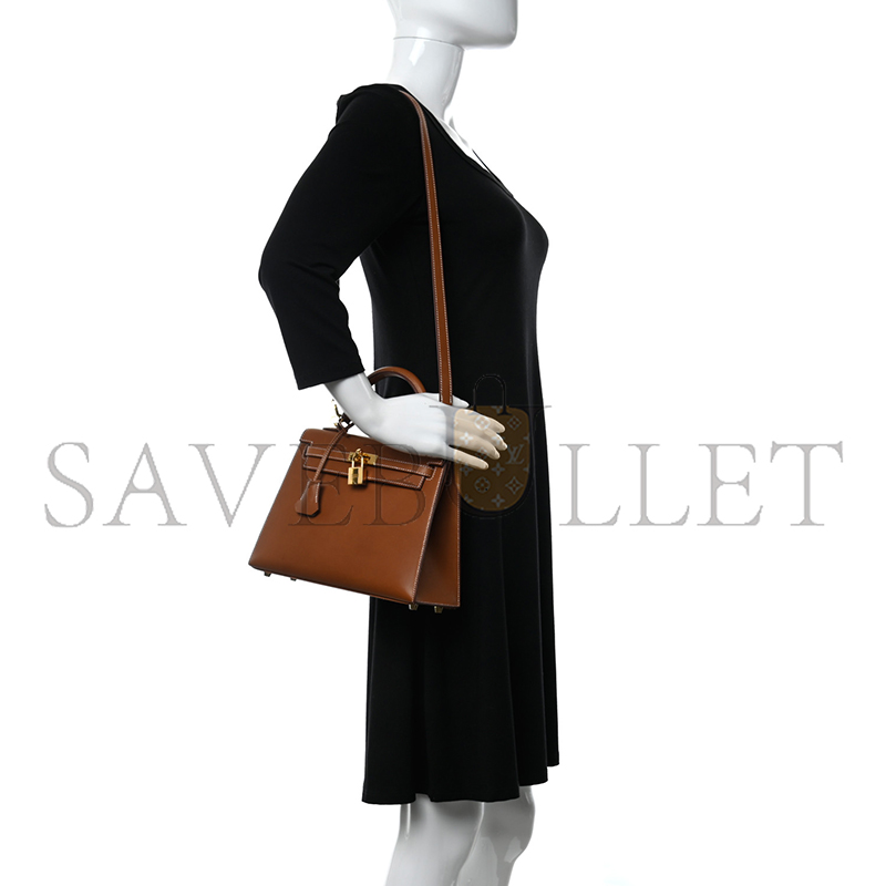 H**mes barenia kelly sellier 25 fauve (25*17*7cm)